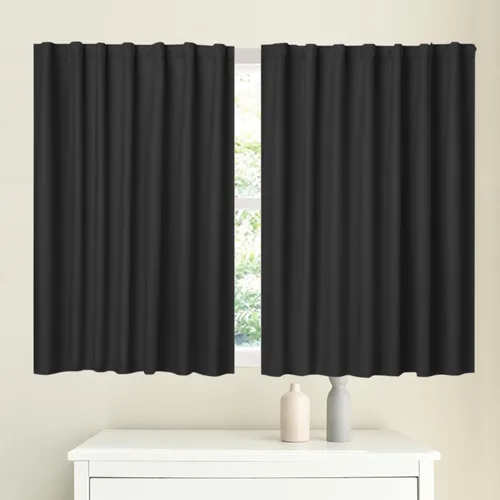 Vista 31 de Muamar Cortinas opacas sin taladro, paneles de cortina para ventana fáciles de instalar, juego de 2 paneles de cortinas portátiles para dormitorio