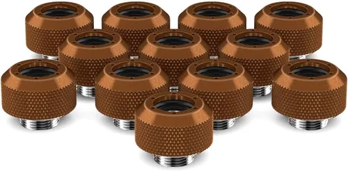 Vista 9 de PrimoChill Rígido RevolverSX Series de 1/2 pulgadas - Paquete de 12 - Cobre Caramelo