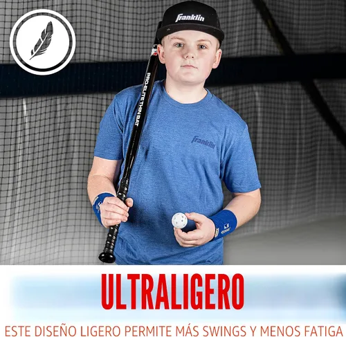 Vista 4 de Franklin Sports Entrenador de Swing de Bate Delgado Pro Elite
