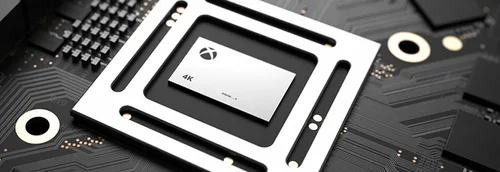 Vista 7 de Consola Microsoft Xbox One X de 1 TB con controlador inalámbrico Xbox One X mejorado HDR Native 4K Ultra HD