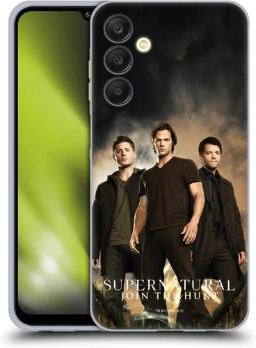 Vista 55 de Head Case Designs Supernatural Sam, Dean & Castiel Key Art - Funda de gel con licencia oficial [protección de grado militar] compatible con Google
