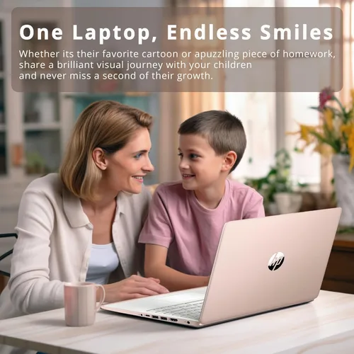 Vista 6 de HP 2022 Stream - Laptop BrightView HD de 14 pulgadas, Intel Celeron N4120, 4 GB de RAM, 64 GB SSD, gráficos Intel HD, cámara web 720p, 1 año Office