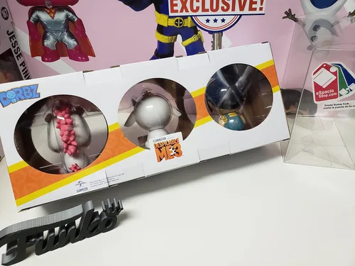 Vista 5 de Funko Dorbz: Despicable Me 3 - Figura de vinilo de 3 pulgadas, esponjosa, Agnes y Lucky