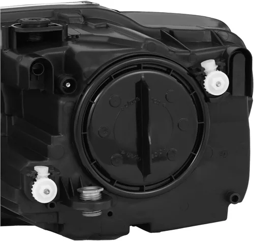 Vista 9 de GGDZTMNB Faro transparente lente carcasa negra para Volkswagen Jetta 2011