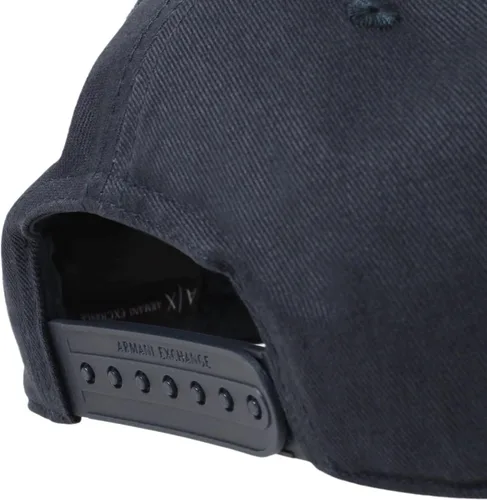 Vista 6 de Armani Exchange Gorra de béisbol con logotipo de MilánNueva York para hombre