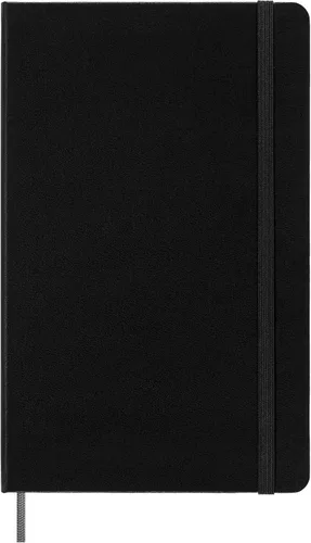 Vista 2 de Moleskine Cuaderno inteligente, grande, liso, negro, tapa dura (5 x 8.25) Large 5" x 8.25" Smart Notebook with 176 Ncoded plain pages for the
