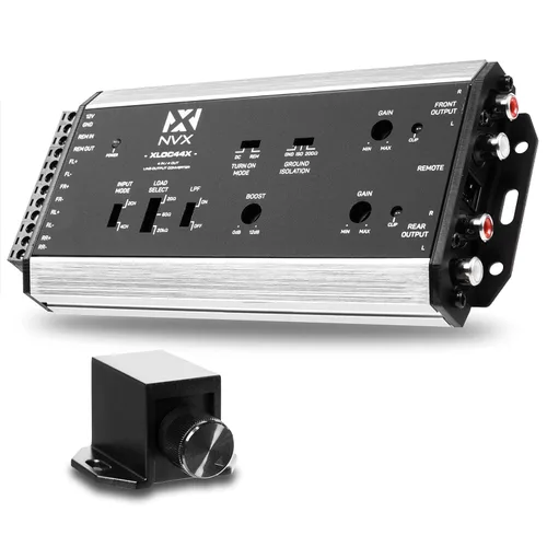Vista 6 de NVX XLOC22X 2 entradas / 2 salidas Convertidor de salida de línea activa de alto voltaje con ajuste de impedancia Con coincidencia de impedancia