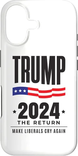 Vista 32 de iPhone 13 Pro Max Trump 2024 - The Return - Make Liberals Cry Again - Funda de elección