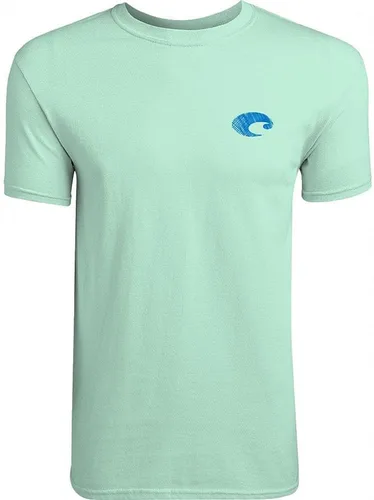 Vista 7 de Costa Del Mar Mossy Oak Coastal - Camiseta de manga corta con cuello redondo para hombre