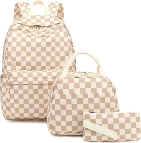 Vista 32 de Bluboon Juego de mochila para adolescentes, mochila escolar para niñas, lonchera y lápices, bolsas para estudiantes, 3 en 1