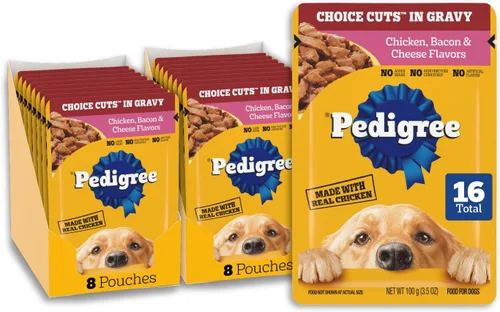 Vista 19 de Pedigree Choice Cuts - Bolsa de comida húmeda para perros, favoritos de carne de res, 3.5 onzas, 30