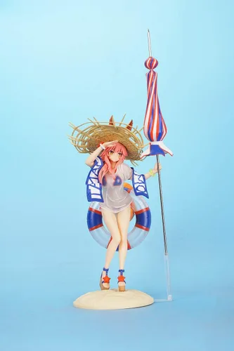 Vista 2 de Popularity FateGrand Order FGO Swimsuit Tamamo No Mae Pretty Girl PVC Action Figures Collection Decoration Figurine Model Toy Anime Cartoon Game