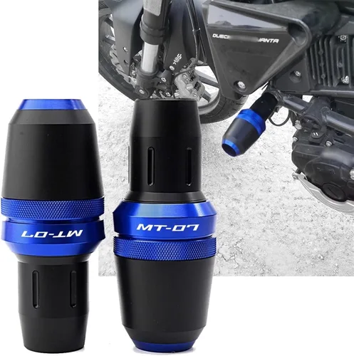 Vista 5 de Marcos protectores para Yamaha MT07 Tracer 7 700 GT MT-07 Tracer FZ07 2014-2021 2022 2023 TRACER7 TRACER700 Marco de motocicleta Sliders Protector