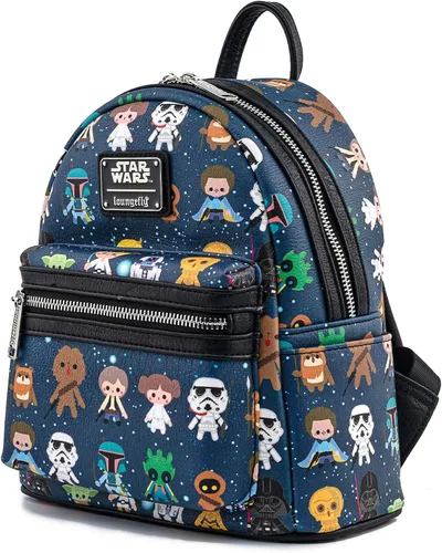 Vista 2 de Loungefly STBK0043 Star Wars - Mochila de piel sintética para bebé
