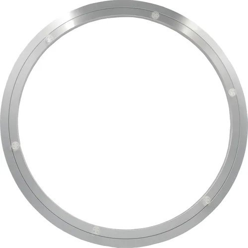 Vista 8 de Lazy Susan - Rodamientos giratorios giratorios de metal de aluminio para mesa de comedor y banco de trabajo (10 pulgadas), plateado