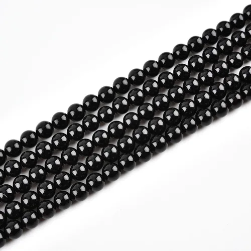 Vista 20 de Cuentas redondas africanas de turquesa natural de 4 mm para hacer joyas, piedras preciosas naturales, hebra semipreciosa, 15 pulgadas