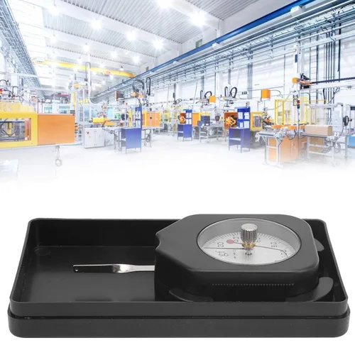 Vista 2 de Kadimendium Medidor de tensión de esfera SEG-100‑2 Medidor de tensión Medidor de fuerza de gramo de bolsillo Medidor de fuerza doble puntero 3.53 oz