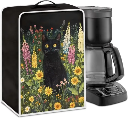 Vista 35 de Cubiertas antipolvo para máquina de café cruzado con bandera estadounidense, para mezclador, máquina de jugo, mantiene la cocina y la oficina
