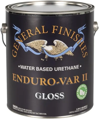 Vista 8 de General Finishes Enduro-VAR II - Capa superior de uretano a base de agua, 1 galón, satinado