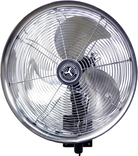 Vista 6 de HydroMist F10-14-006 - Ventilador oscilante de pared (24 pulgadas), 18", Negro