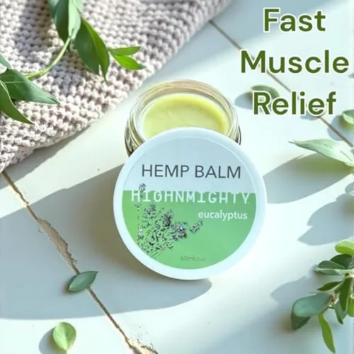 Vista 3 de Bálsamo de cáñamo de máxima fuerza Crema tópica relajante, natural de acción rápida para articulaciones musculares, espalda, rodilla, hombro