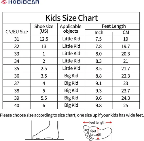 Vista 4 de HOBIBEAR Zapatos deportivos para niños y niñas, ligeros, transpirables, para caminar, correr (niños pequeñosniños grandes)