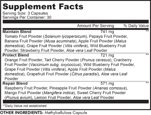 Vista 8 de Codeage InstantFood Easy Veggies + Fast Fruits Bundle – Suplemento de cápsulas de mezcla de verduras y frutas – Fórmula de fitonutrientes a base