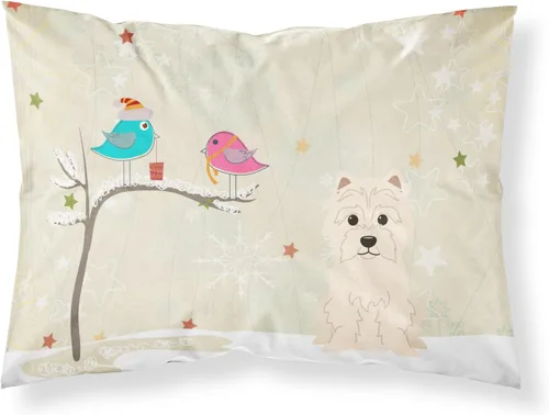 Vista 216 de Caroline's Treasures BB2515PILLOWCASE Between Friends Appenzeller Sennenhund - Funda de almohada de tela estándar, ligera, súper suave, fácil