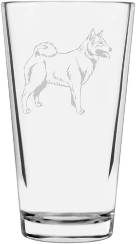 Vista 74 de Podenco Canario - Vaso de pinta de 16 onzas con temática de perro personalizado