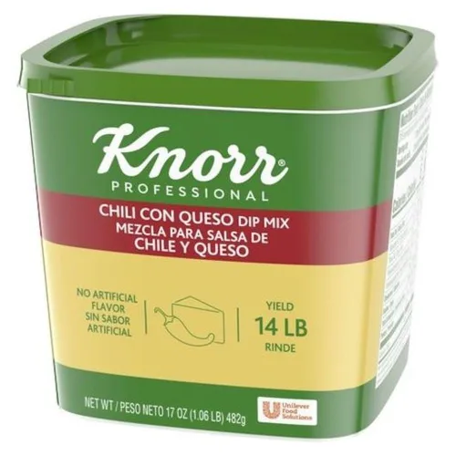 Vista 3 de Knorr Chili Con Queso Dip Mix, 1.06 libras - 6 por paquete - 1 cada una.