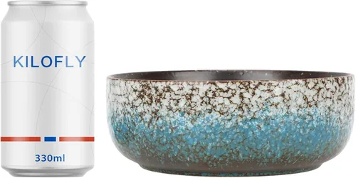 Vista 7 de kilolfy Happy Bonsai Pot - Maceta de cerámica esmaltada de 6.5 pulgadas para suculentas