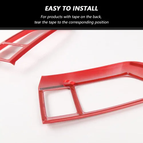 Vista 2 de Linskip Cubiertas de ventilación de aire para tablero compatibles con Ford F150 2015 2016 2017 2018 2019 2020 Ford F150, control 4WD y panel
