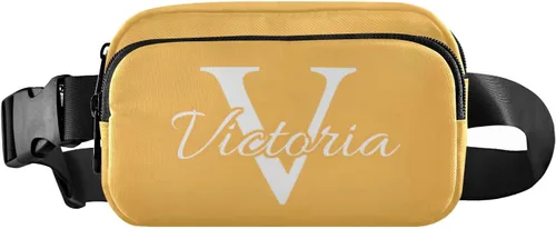 Vista 32 de Riñoneras personalizadas para mujeres y hombres, bolsa de cinturón personalizada con correa ajustable, riñoneras de moda, bolsa cruzada para la #01