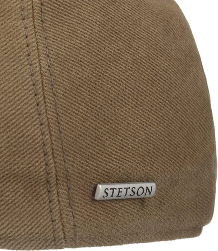 Vista 5 de Stetson Gorra plana de pana de algodón suave para hombre, fabricada en la UE