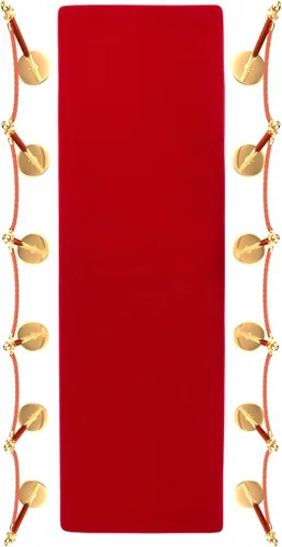 Vista 4 de Trademark Innovations Alfombra roja para pasillo (2' x 10')
