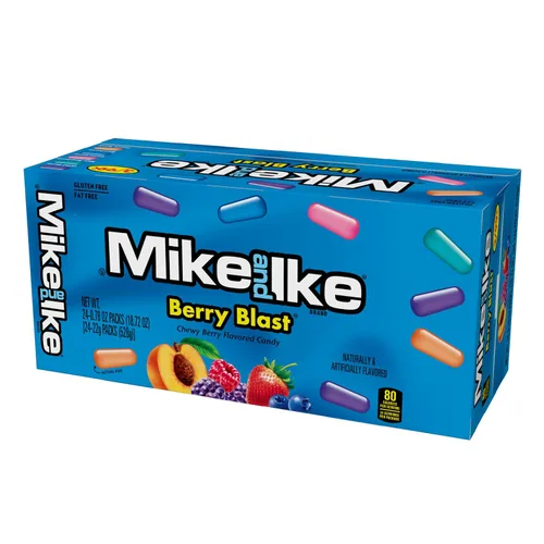 Vista 3 de Mike and Ike Berry Blast Candy, caja de 0.78 onzas (paquete de 24)