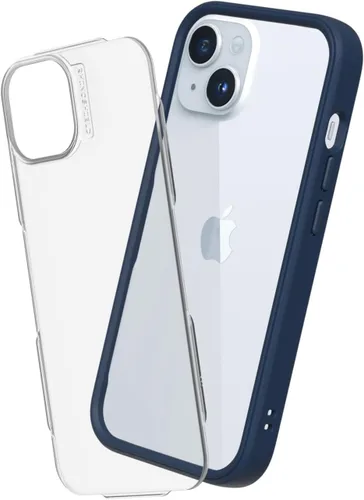 Vista 8 de RhinoShield Mod NX - Carcasa modular para iPhone 15 Funda protectora con placa trasera, diseño modular de 2 vías, protección contra caídas