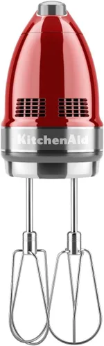 Vista 2 de KitchenAid KHM926 - Batidora de mano de 9 velocidades 9 Speeds, Pro whisk attachment, Stainless Steel Turbo Beater II for ideal mixing, dough