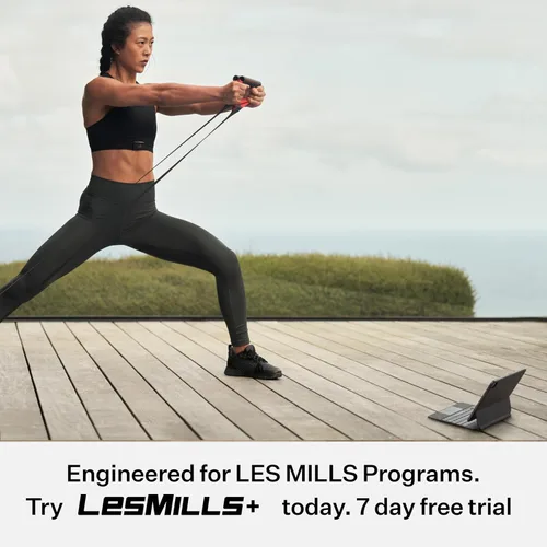 Vista 7 de Les Mills™ SMARTBAND Extreme™ Bandas de entrenamiento con asas para mujeres y hombres, bandas de resistencia para entrenamiento, bandas elásticas