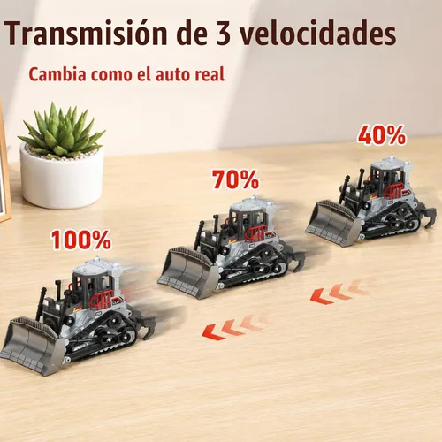 Vista 7 de 1/64 mini juguete de la niveladora de RC, vehículo de construcción