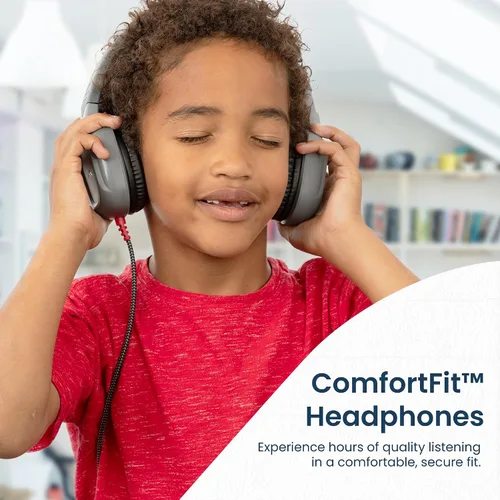 Vista 6 de Brenthaven Auriculares resistentes con 2 cables con micrófono USB C – Cable largo sin enredos a prueba de masticación con control de volumen