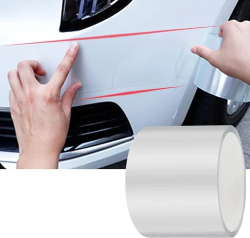 Vista 11 de ToLanbbt Protector Invisible para Borde de Puerta de Automóvil, Protectores de Umbral de Puerta Automotriz Anti-Rayones, Cinta Adhesiva Impermeable