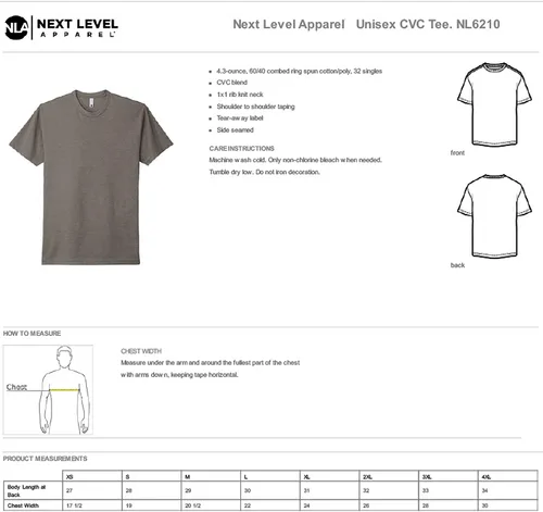 Vista 6 de Next Level mens N6210