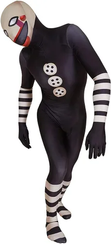Vista 6 de aijina Disfraz de Freddy de Five Nights, disfraz de personaje de Fnaf para adultos y niños, disfraz de cosplay para Halloween