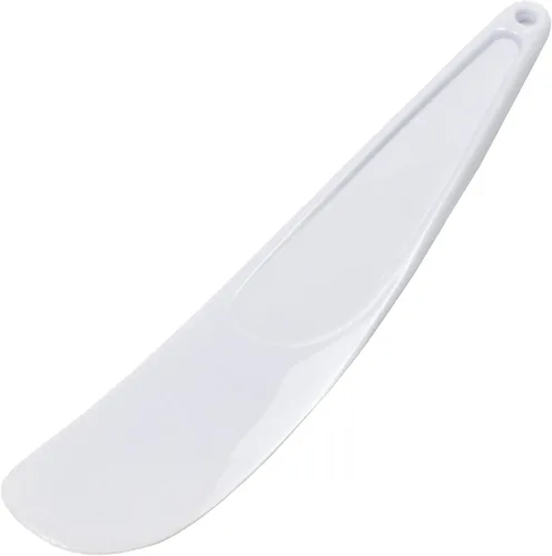 Vista 4 de Chef Craft Select - Espátula vienesa de plástico para hornear, 9.25 pulgadas de largo, color blanco (paquete de 2)