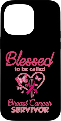 Vista 21 de Blessed Breast Cancer Survivor Awareness Christian Women Case for iPhone 17