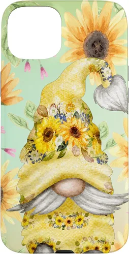 Vista 9 de Sunflower Gnome for Garden Mom Hippies Cute Summer Pattern Case for iPhone 17