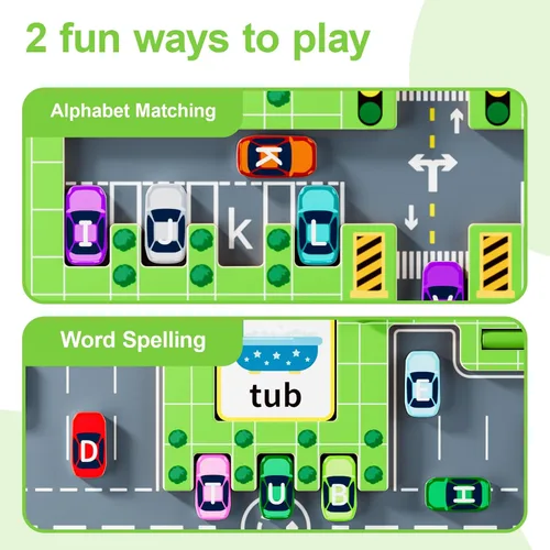Vista 2 de zhiwuzhu Laberinto magnético 2 en 1 de color y número, juguete de aprendizaje preescolar Montessori de madera, juego cerebral de habilidades motoras