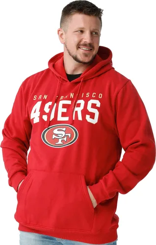 Vista 2 de FOCO Sudadera con capucha para hombre con logotipo del equipo de la NFL