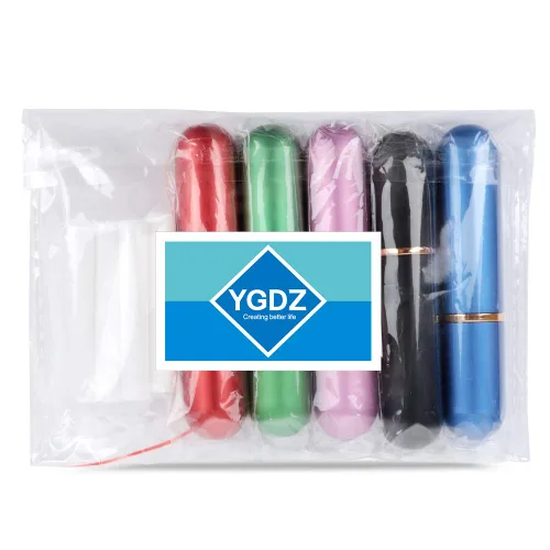 Vista 6 de YGDZ Inhalador de aceite esencial, 5 unidades, tubos de inhaladores de aromaterapia nasales personales, inhaladores de aceite esencial de vidrio